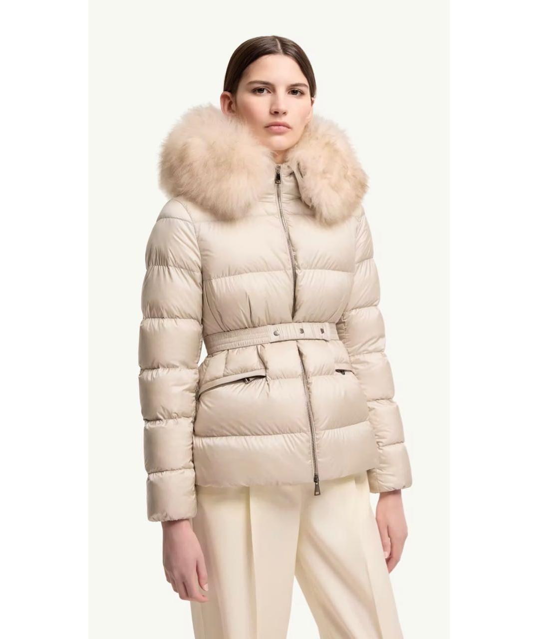 MONCLER Бежевая куртка, фото 2