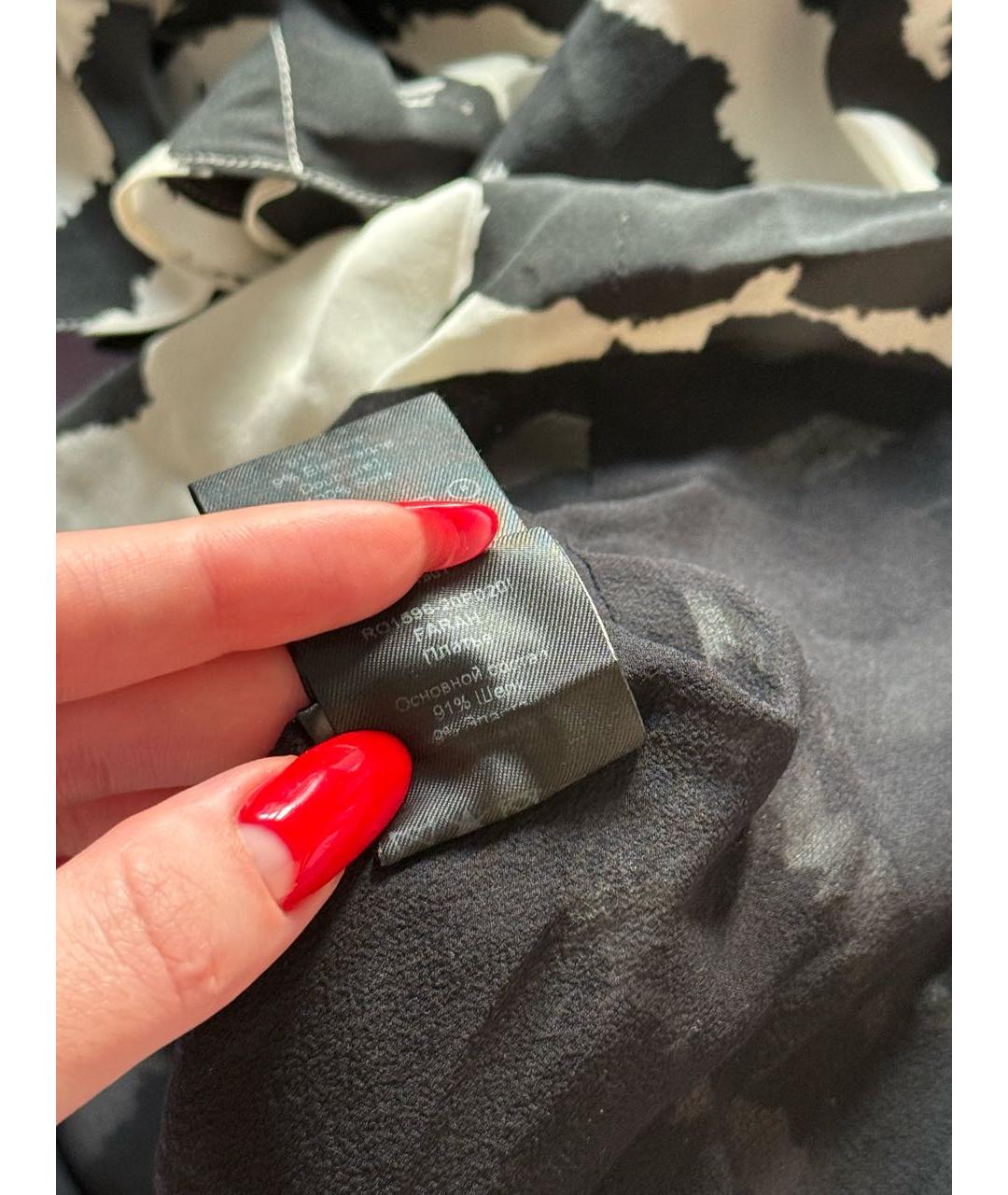 ISABEL MARANT Черное шелковое повседневное платье, фото 5