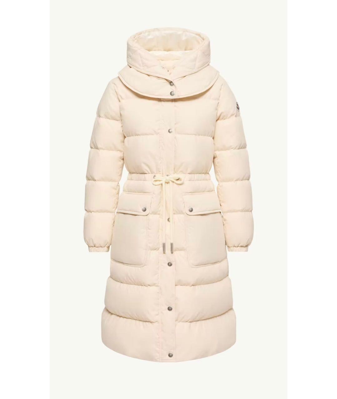 MONCLER Бежевый пуховик, фото 7