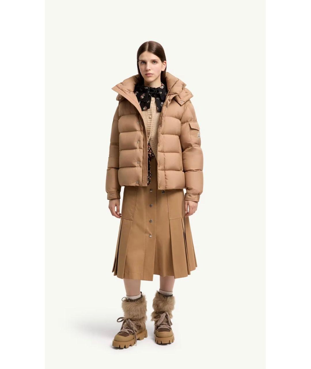 MONCLER Бежевая куртка, фото 4