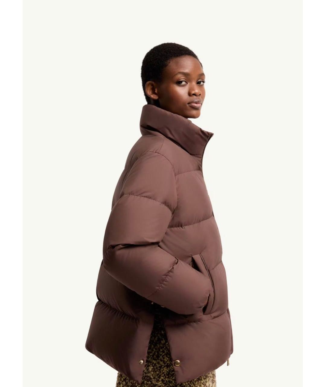 MONCLER Коричневая куртка, фото 5