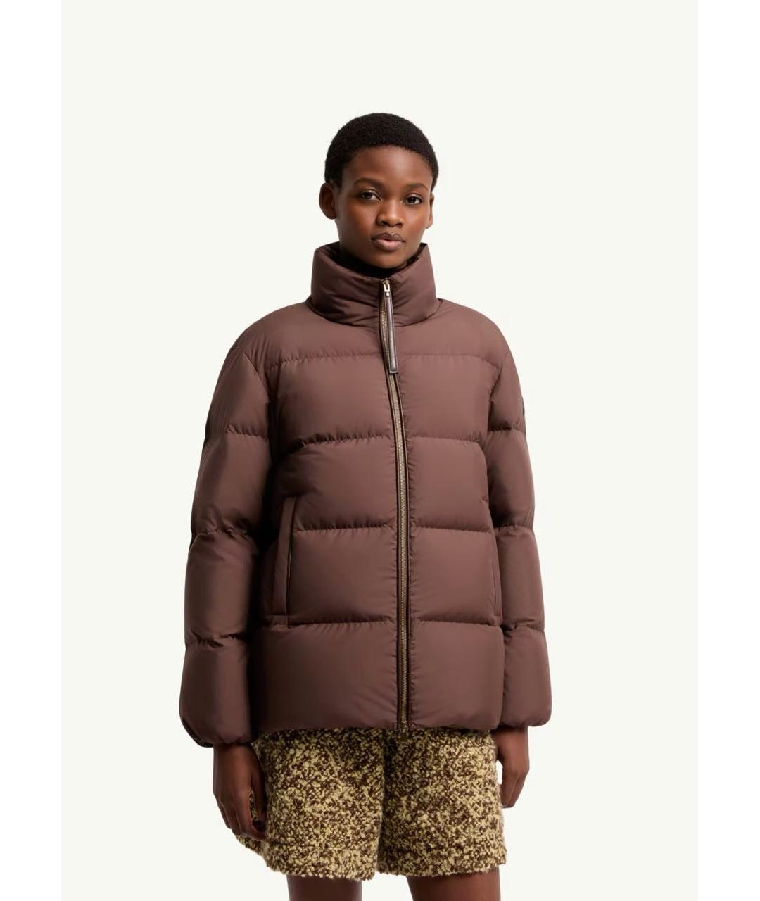 MONCLER Коричневая куртка, фото 3