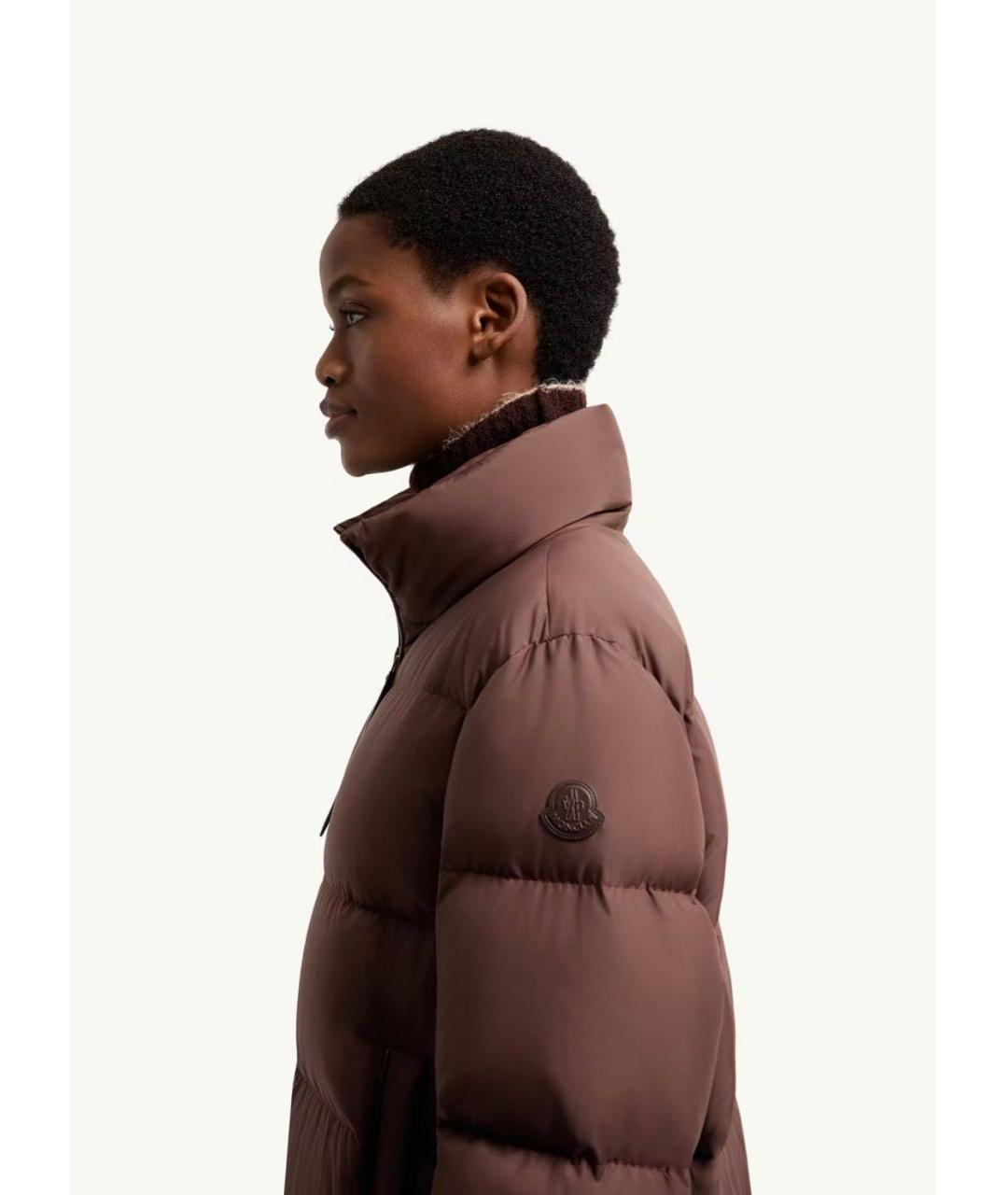 MONCLER Коричневая куртка, фото 2