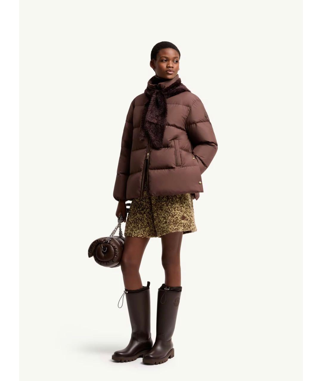 MONCLER Коричневая куртка, фото 6
