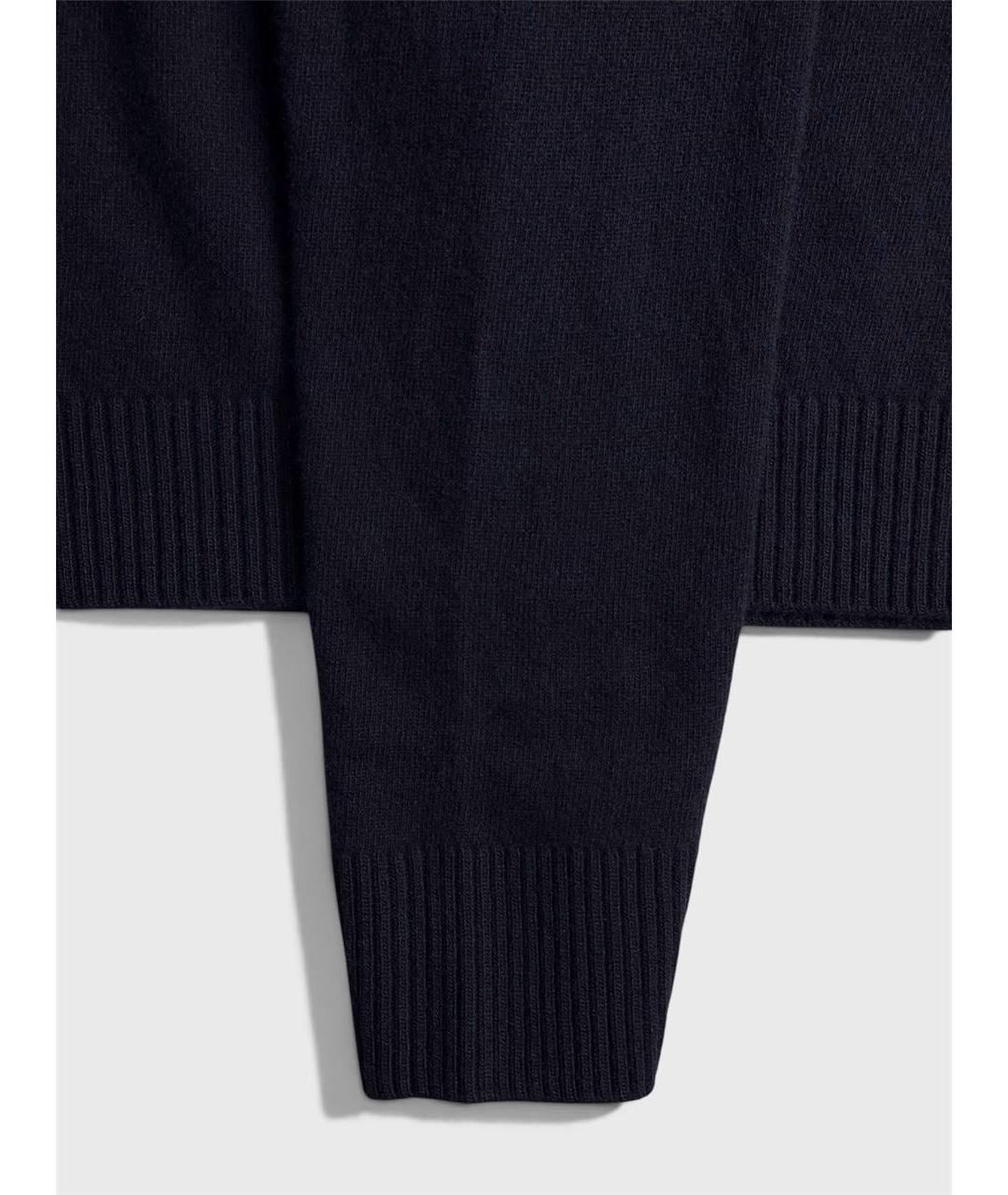 STONE ISLAND Темно-синий шерстяной джемпер / свитер, фото 4