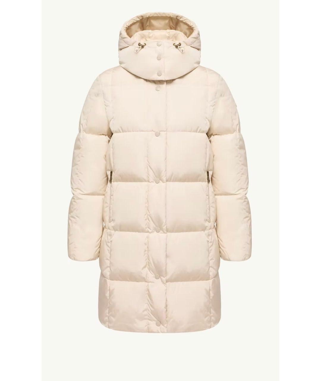 MONCLER Бежевый пуховик, фото 7
