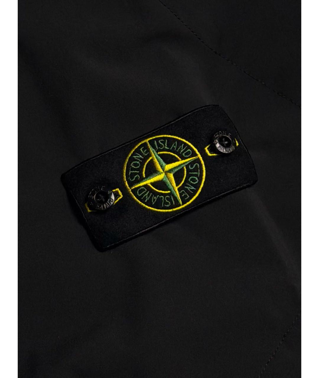 STONE ISLAND Черные повседневные брюки, фото 4