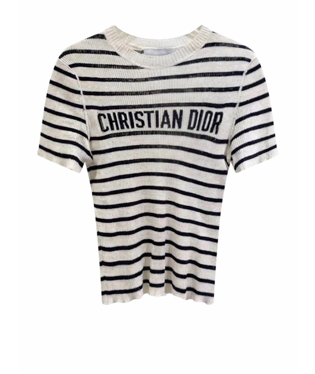CHRISTIAN DIOR Шелковая футболка, фото 5