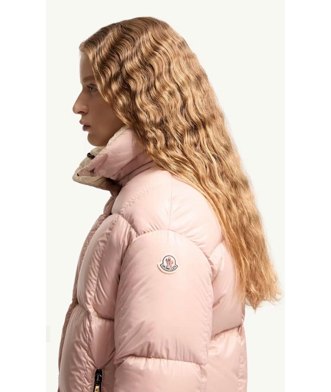 MONCLER Розовая куртка, фото 5