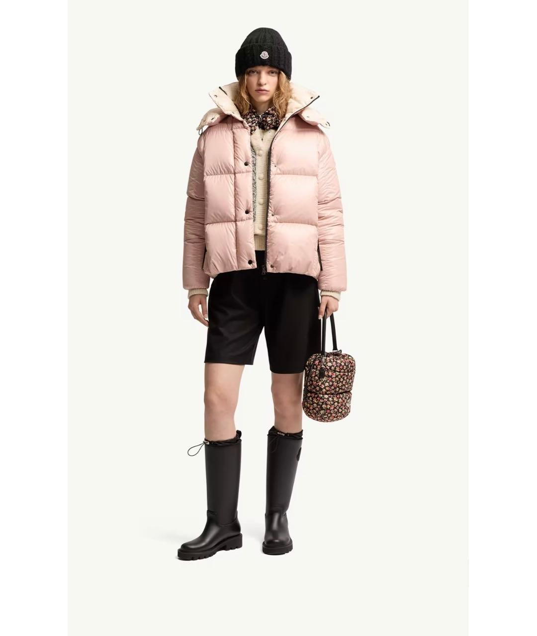 MONCLER Розовая куртка, фото 4