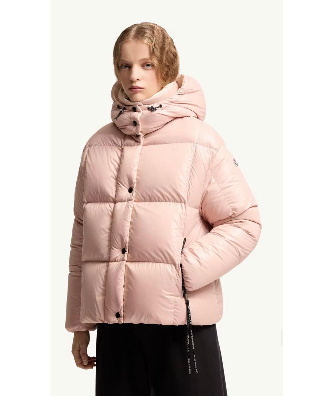 MONCLER Розовая куртка, фото 2