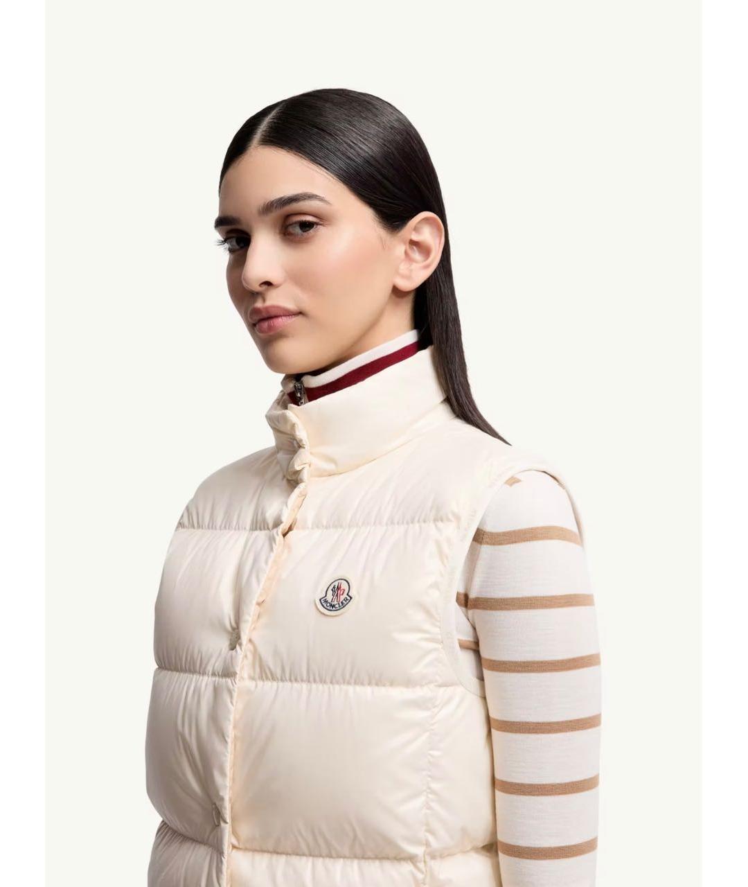 MONCLER Белый жилет, фото 3