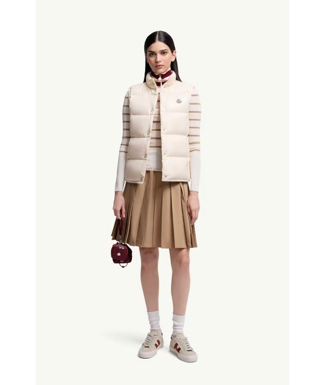 MONCLER Белый жилет, фото 2