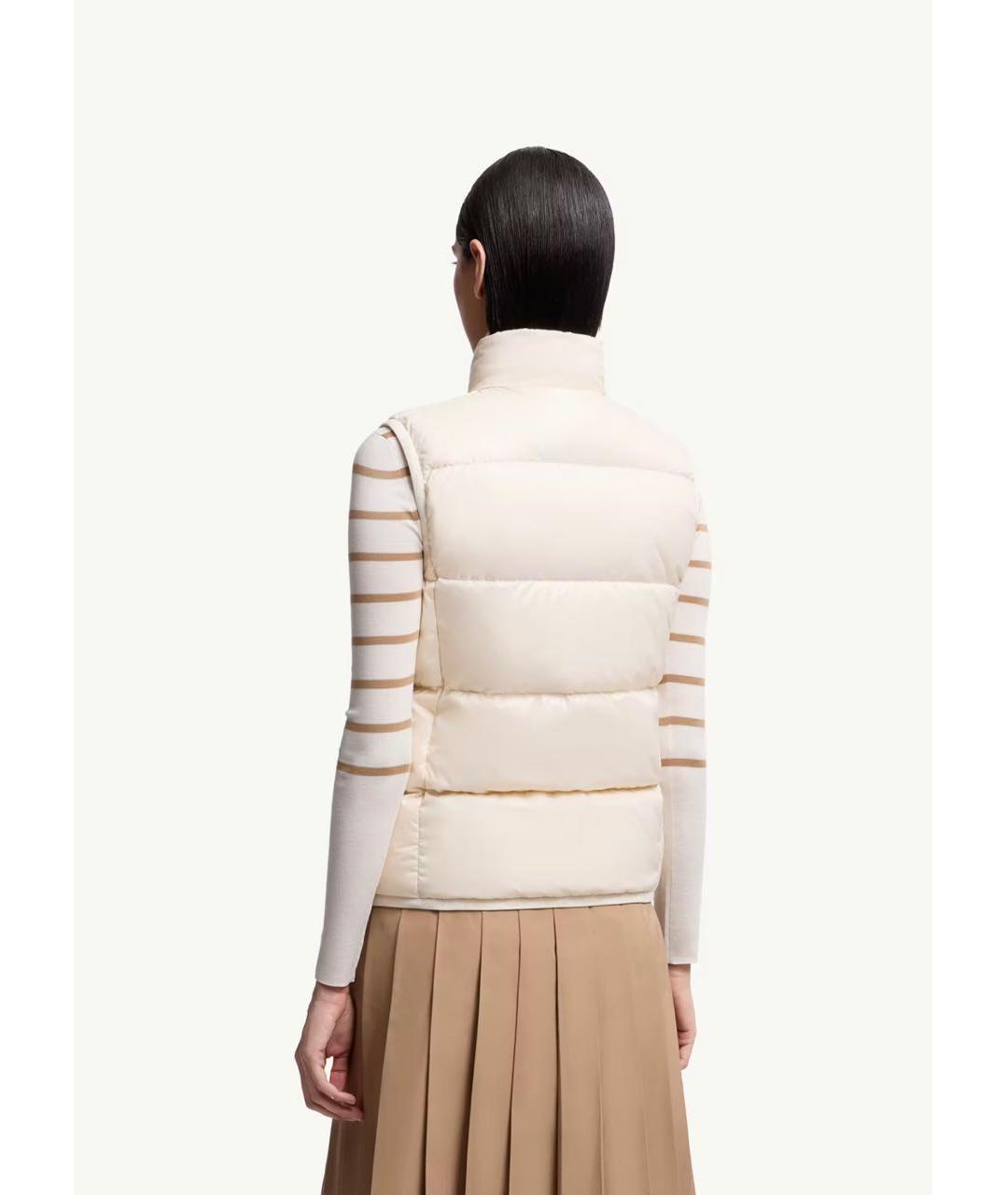 MONCLER Белый жилет, фото 5