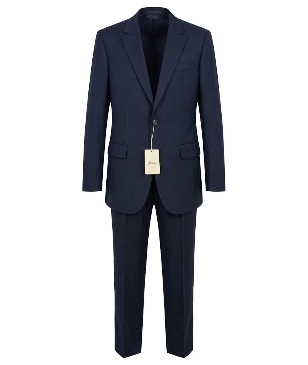 BRIONI Темно-синий классический костюм, фото 1