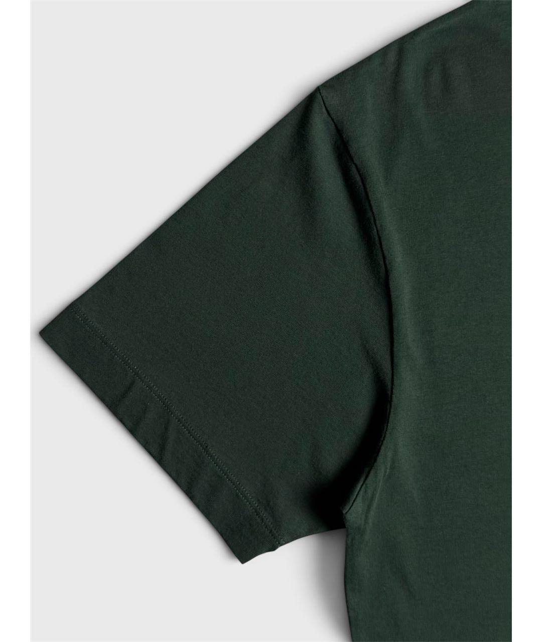 CP COMPANY Зеленая хлопковая футболка, фото 4