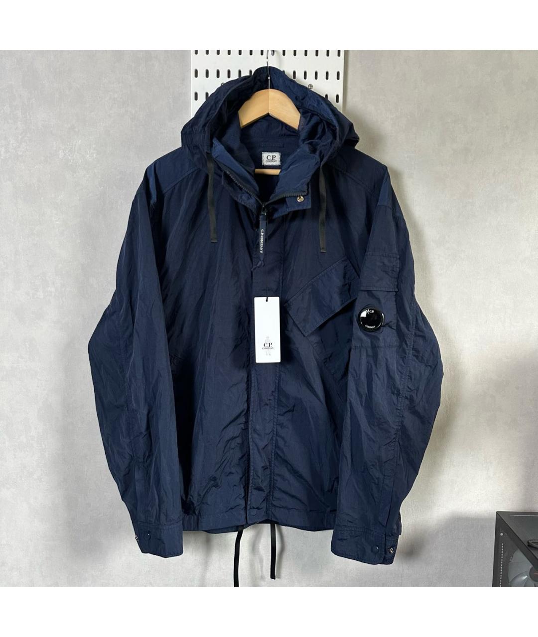 CP COMPANY Темно-синяя нейлоновая куртка, фото 8