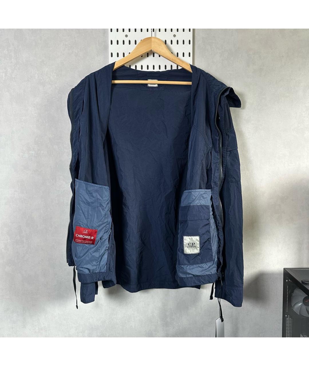 CP COMPANY Темно-синяя нейлоновая куртка, фото 6