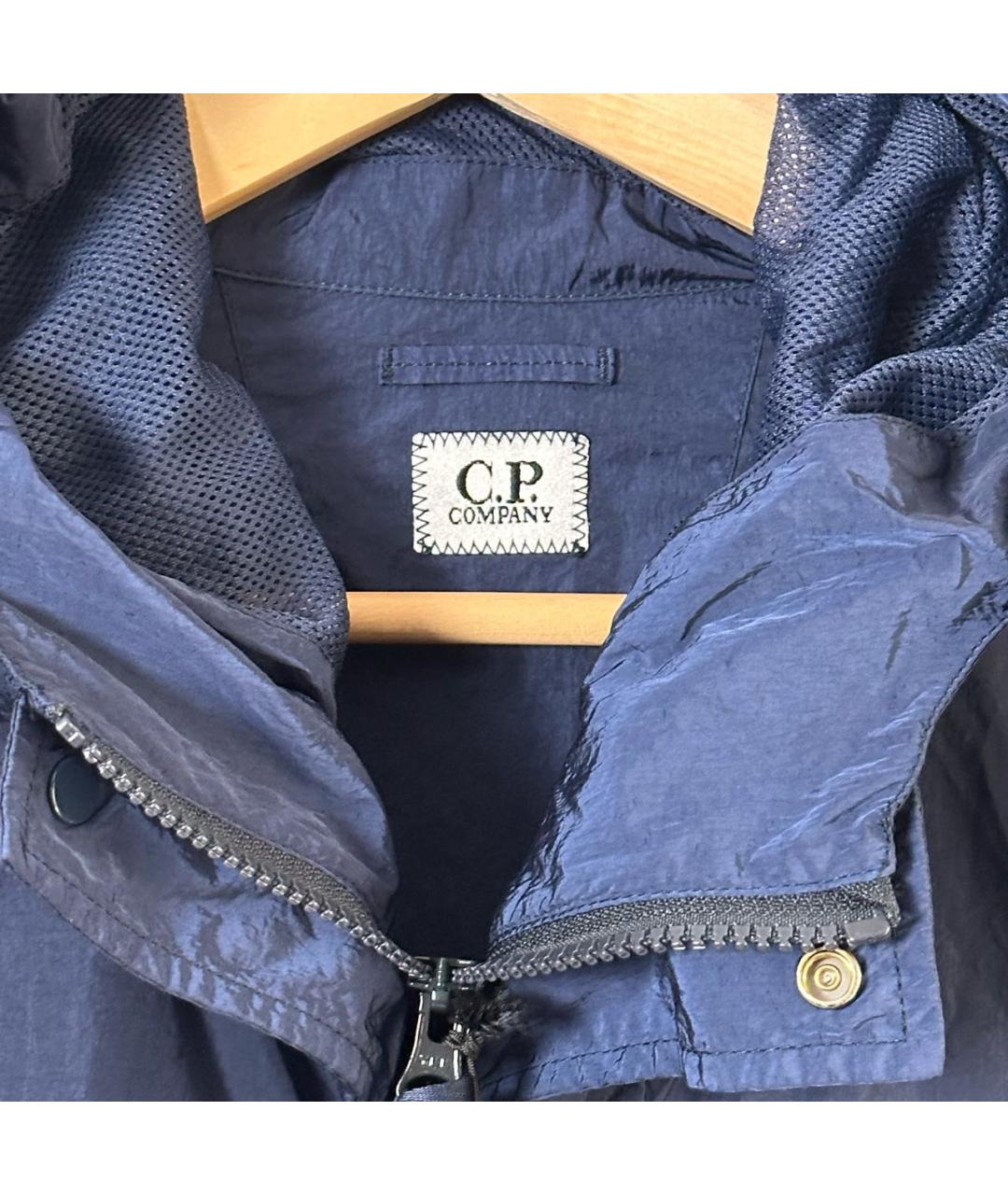 CP COMPANY Темно-синяя нейлоновая куртка, фото 3