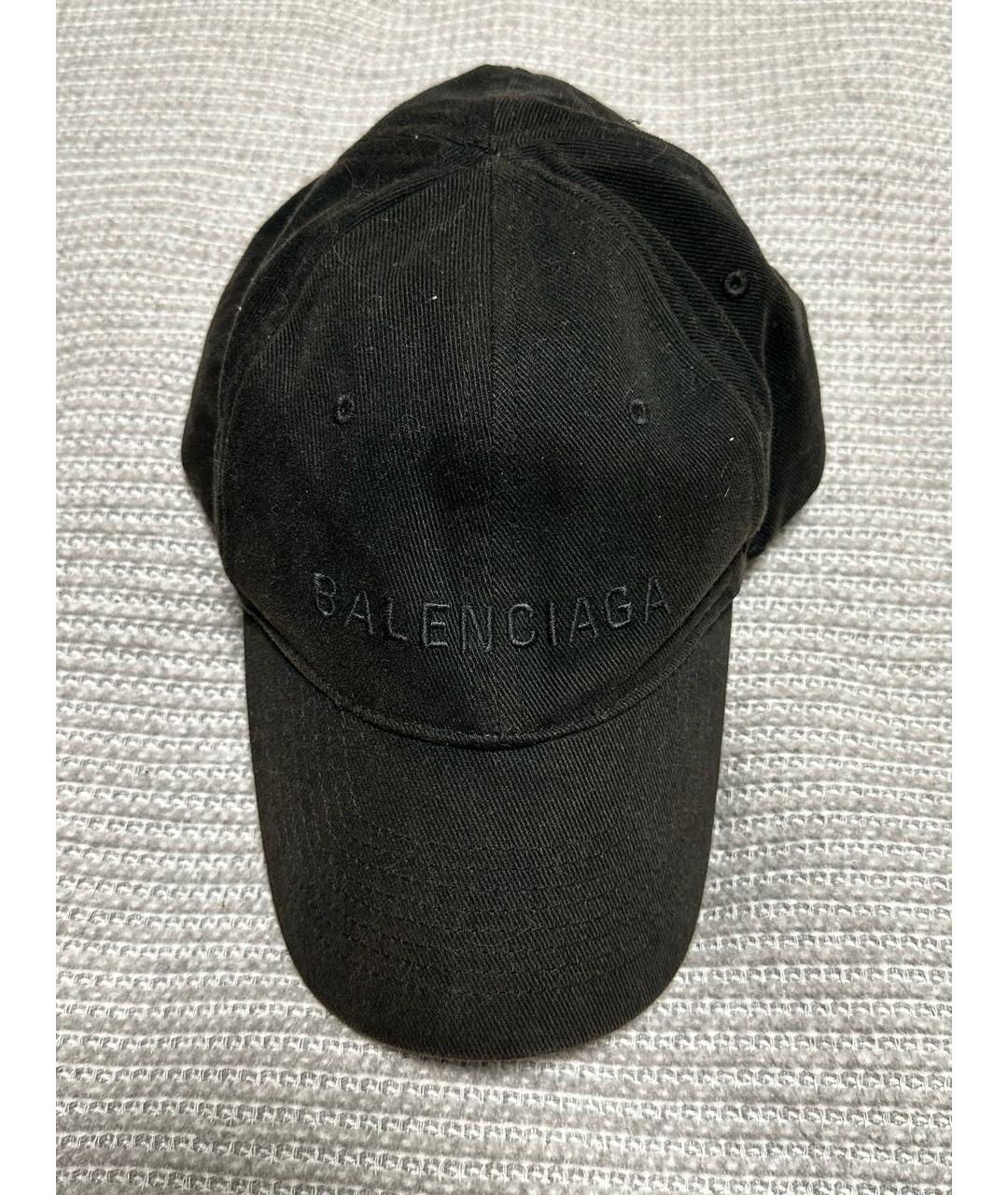 BALENCIAGA Черная хлопковая кепка/бейсболка, фото 6