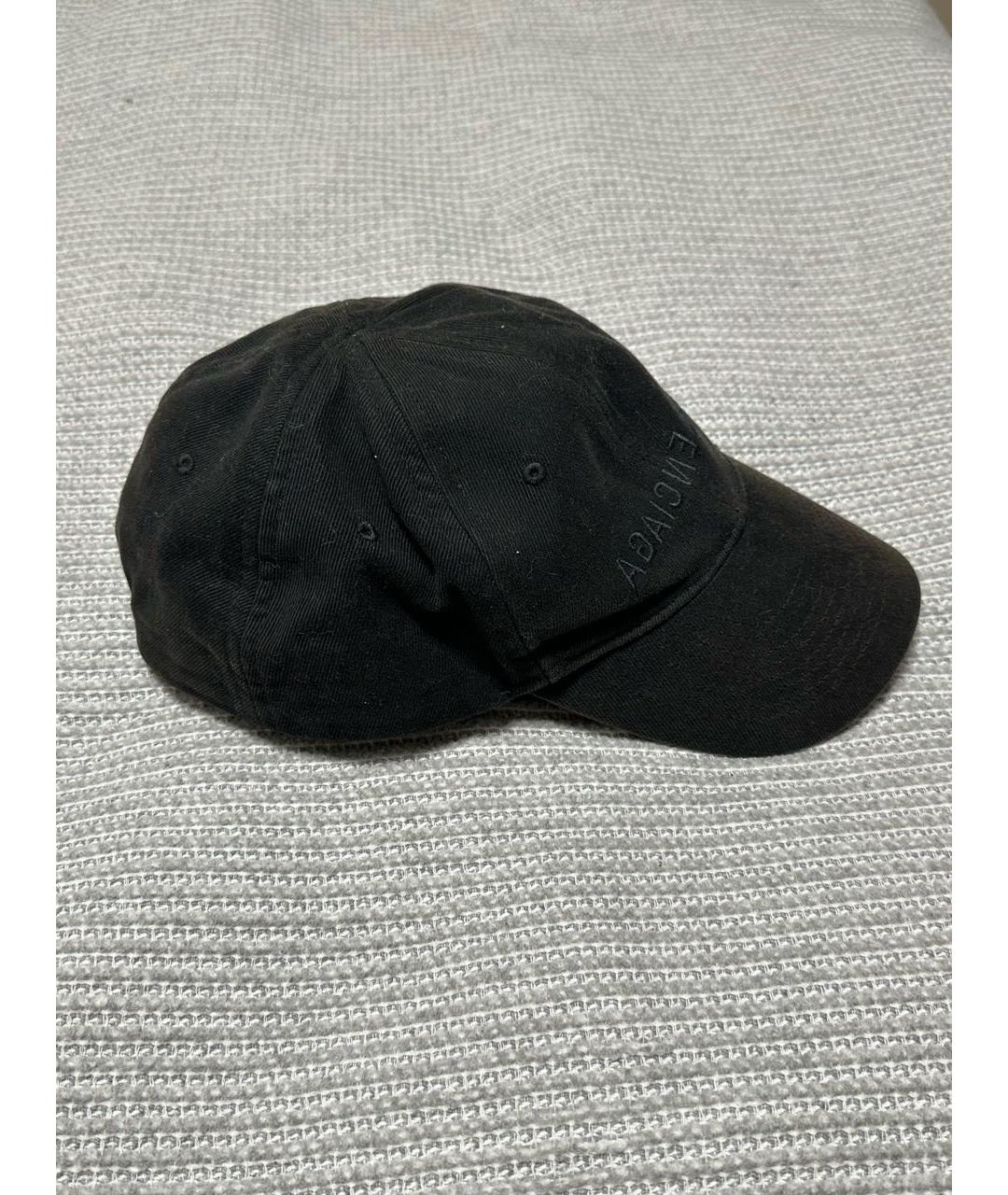 BALENCIAGA Черная хлопковая кепка/бейсболка, фото 3