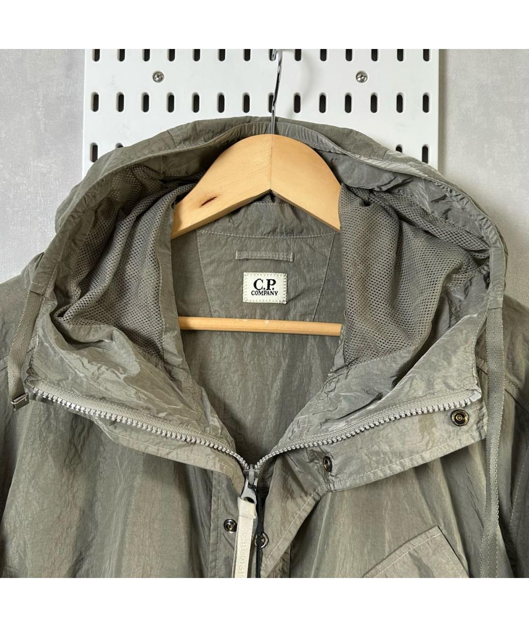 CP COMPANY Бежевая нейлоновая куртка, фото 3