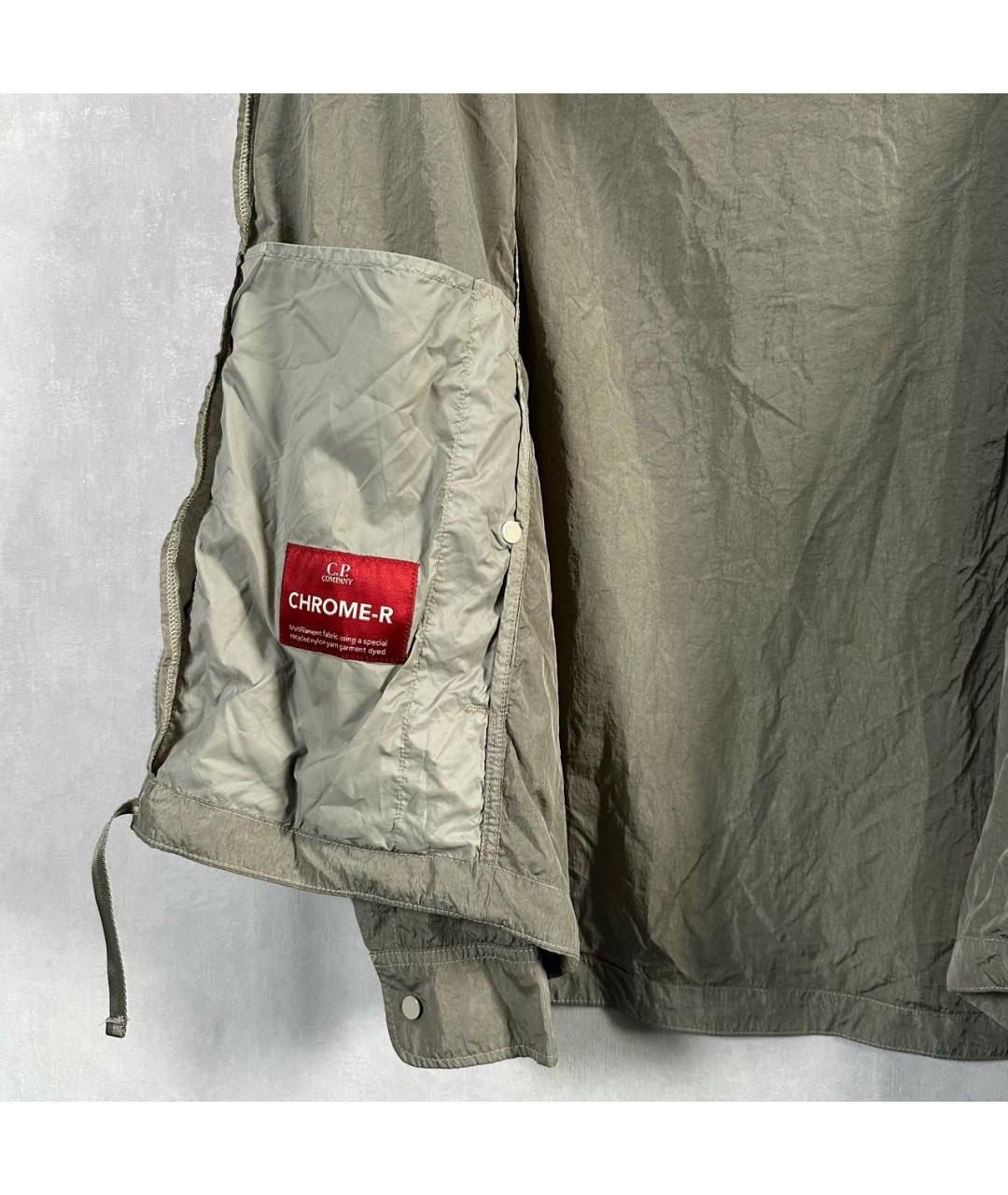 CP COMPANY Бежевая нейлоновая куртка, фото 7