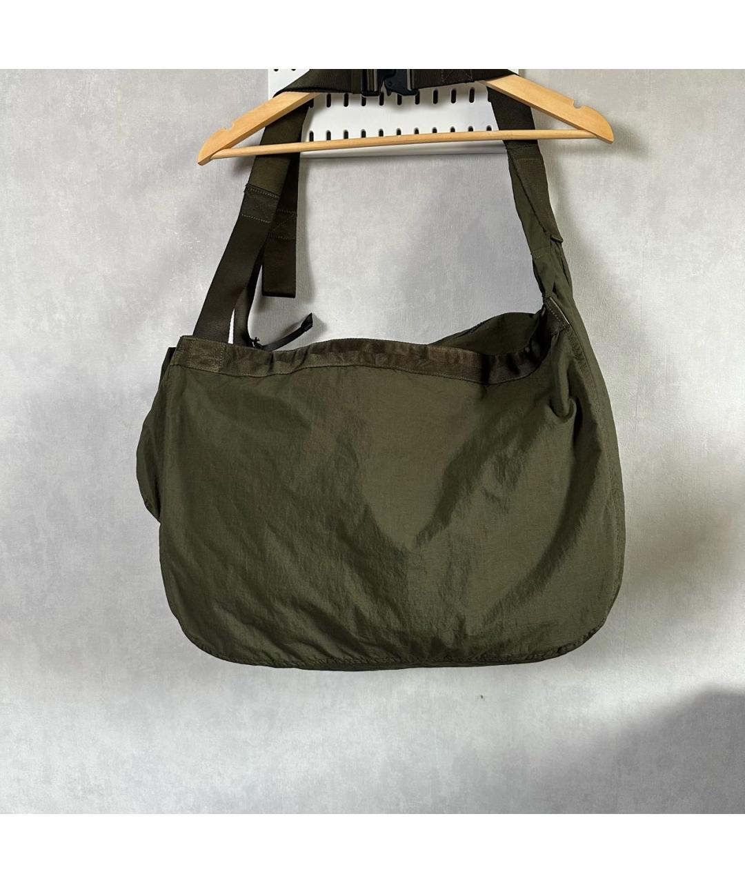 CP COMPANY Коричневая нейлоновая сумка на плечо, фото 3