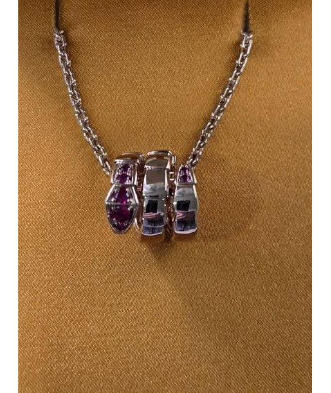 BVLGARI Красное колье из розового золота, фото 2