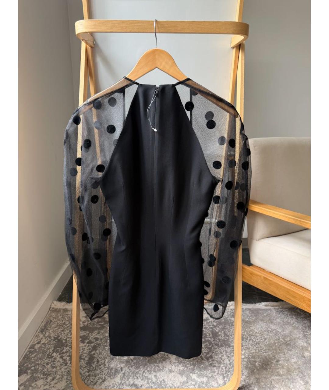 NINA RICCI Черное коктейльное платье, фото 2