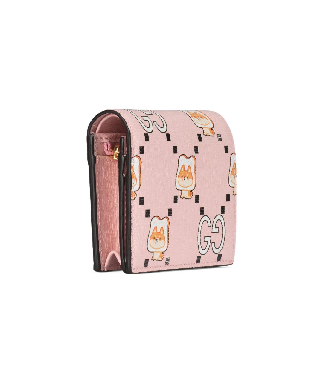 GUCCI Розовый кошелек, фото 2