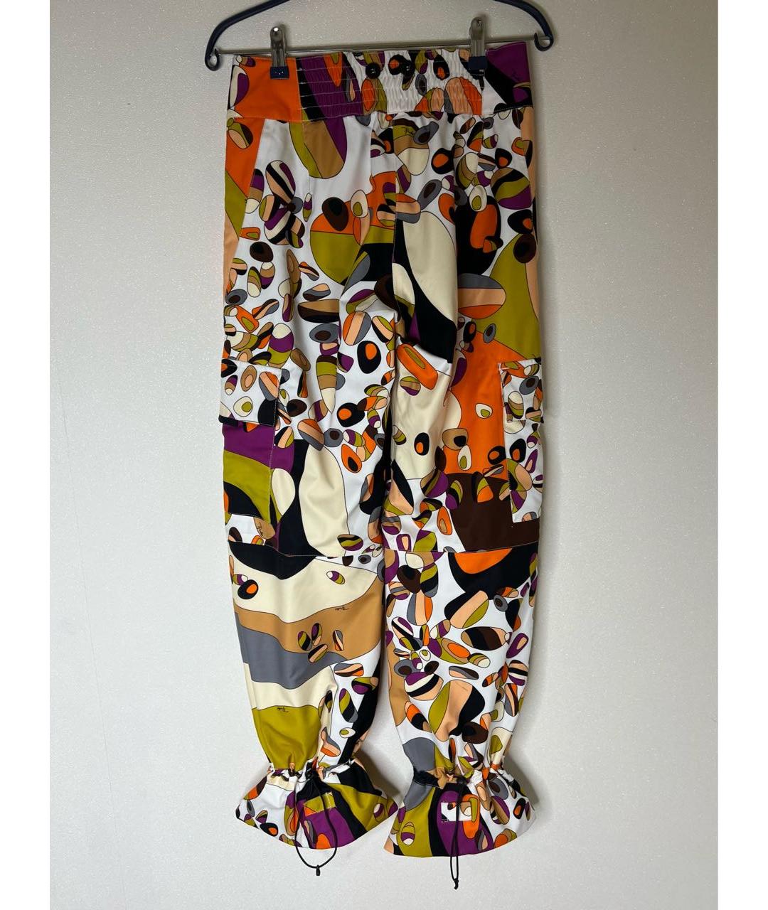 EMILIO PUCCI Мульти полиэстеровые спортивные брюки и шорты, фото 4