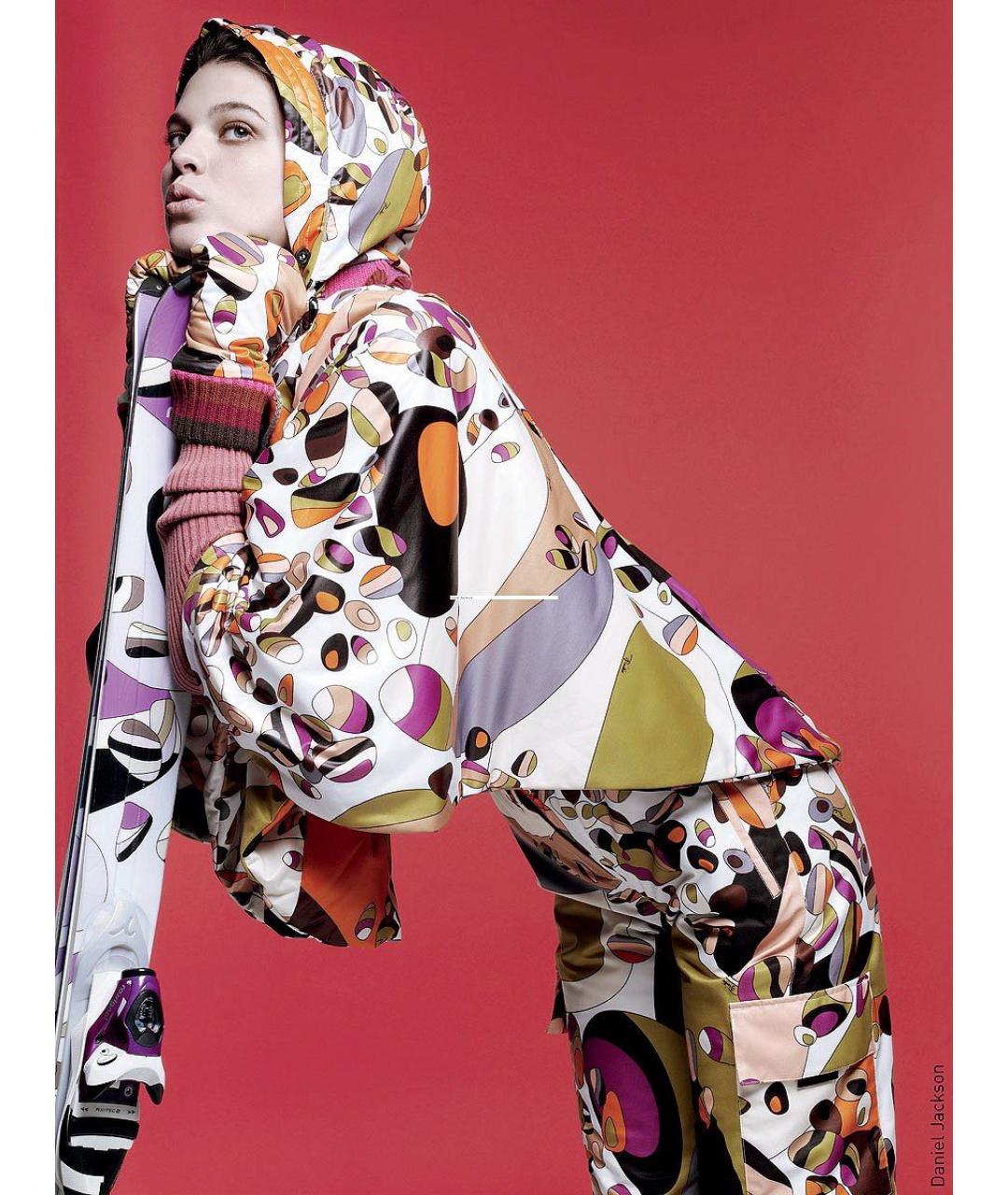 EMILIO PUCCI Мульти полиэстеровые спортивные брюки и шорты, фото 2
