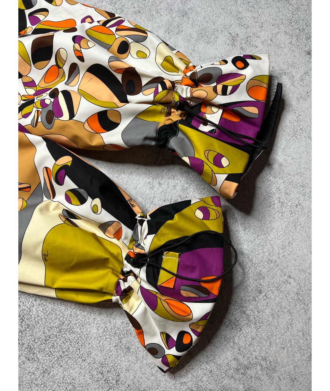 EMILIO PUCCI Мульти полиэстеровые спортивные брюки и шорты, фото 8