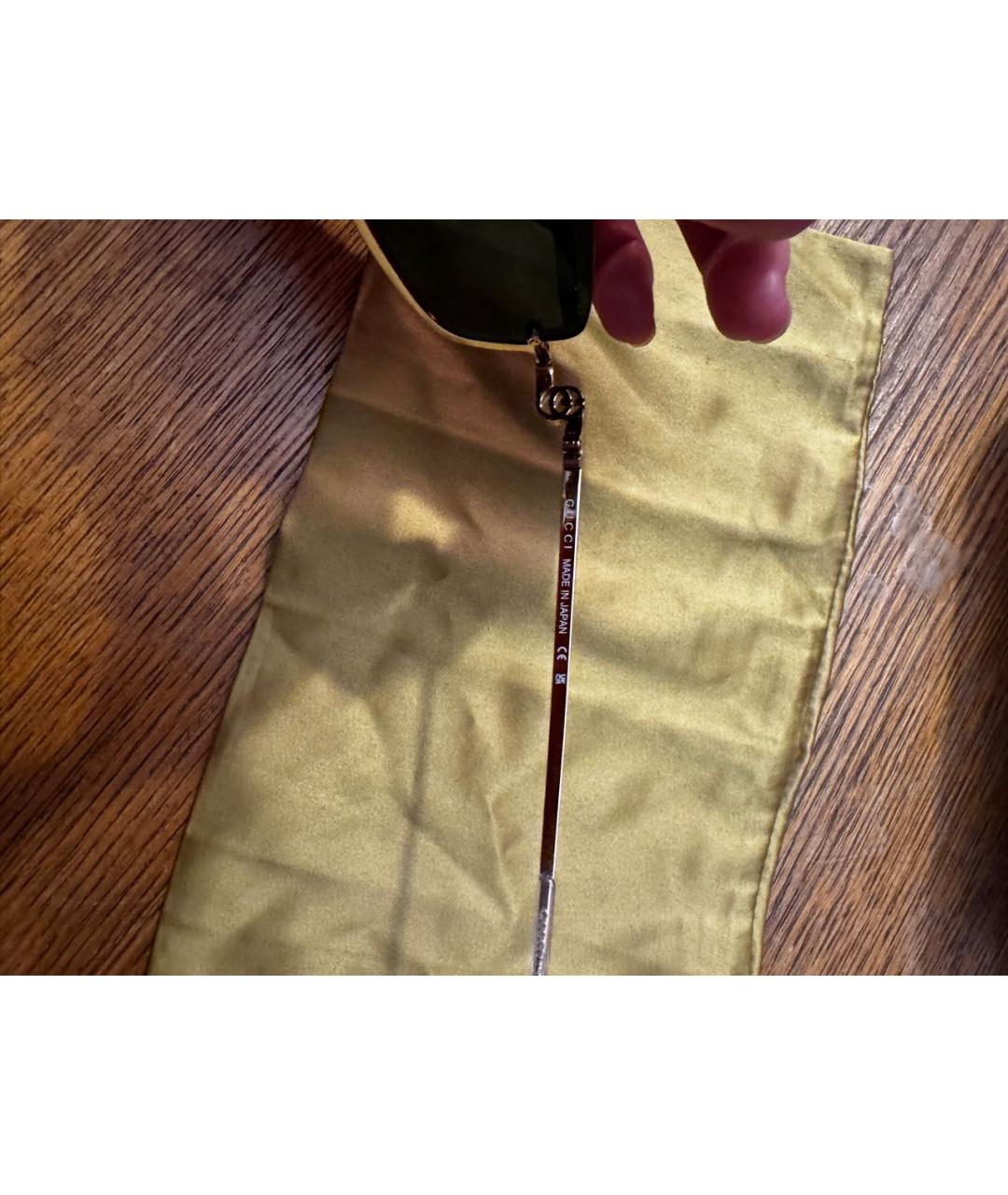 GUCCI Мульти металлические солнцезащитные очки, фото 5