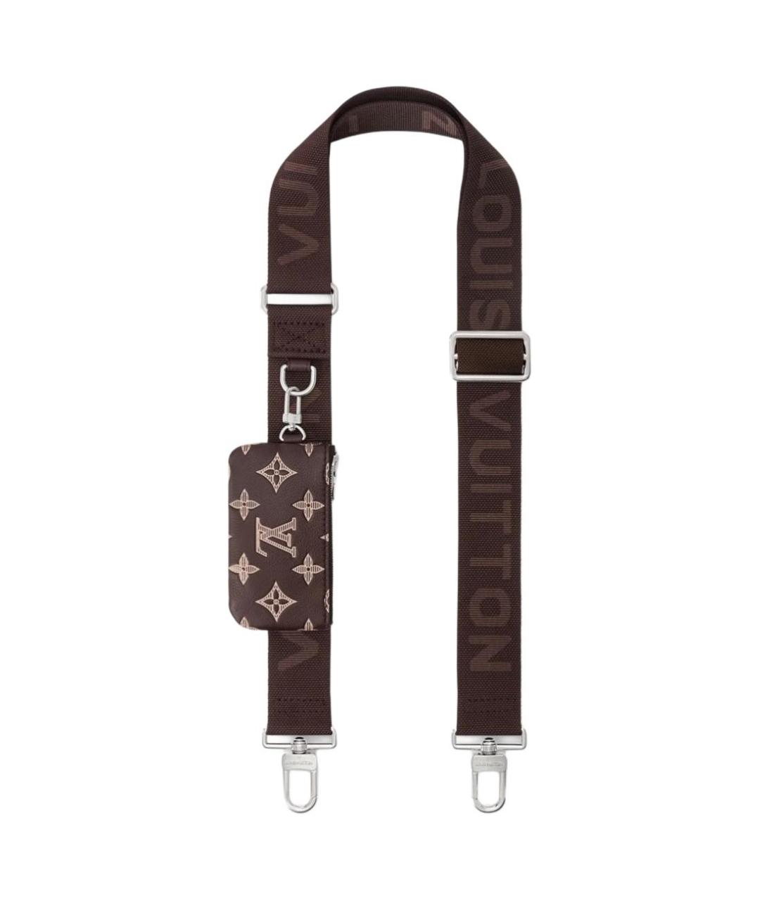 LOUIS VUITTON Коричневая сумка на плечо из канвы, фото 5