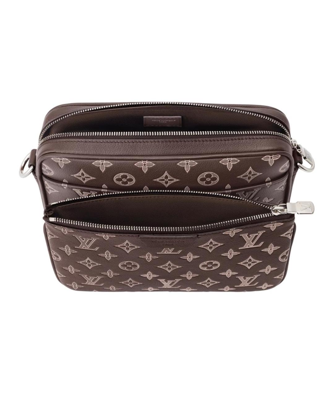 LOUIS VUITTON Коричневая сумка на плечо из канвы, фото 4
