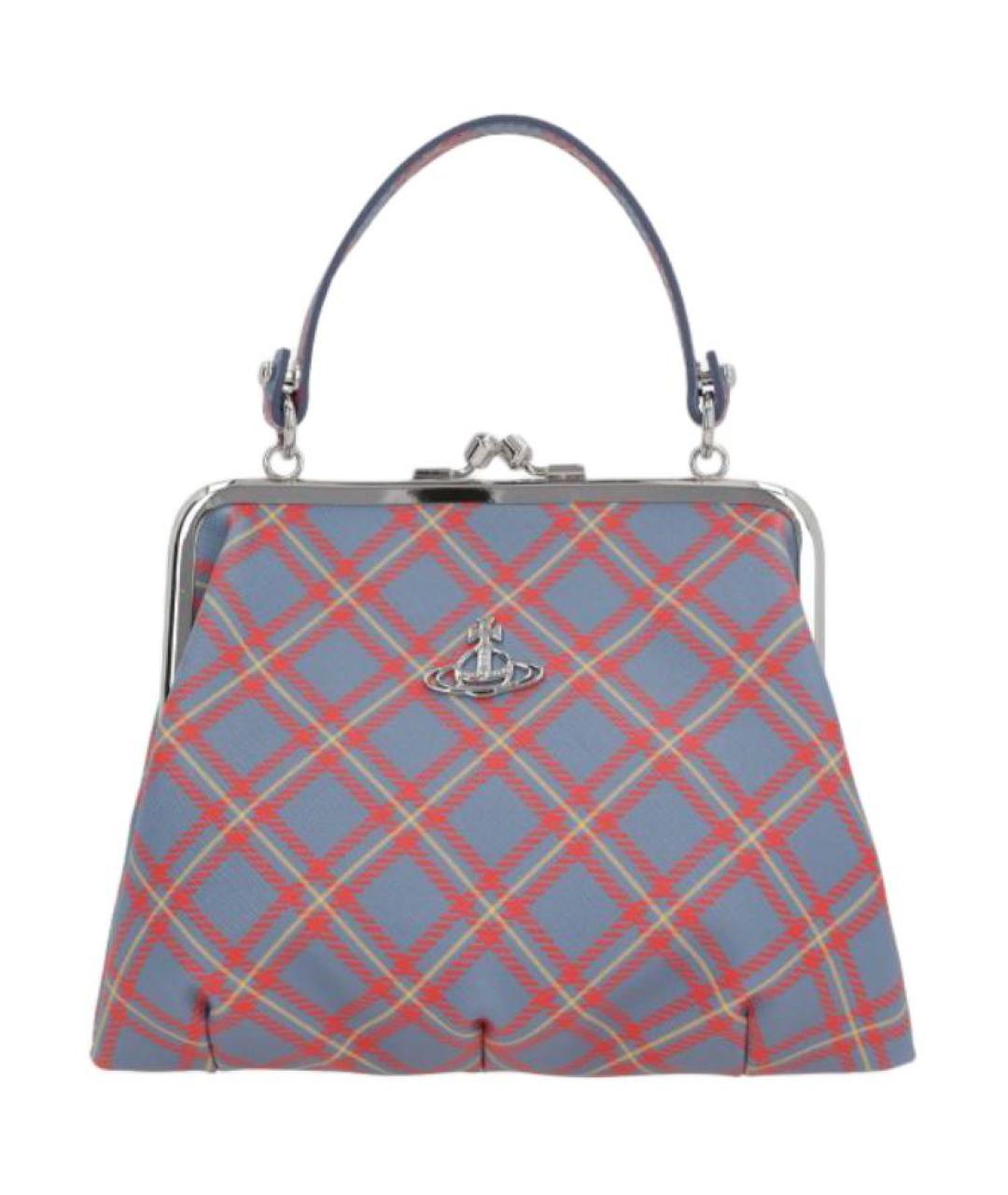 VIVIENNE WESTWOOD Синяя сумка через плечо из искусственной кожи, фото 1