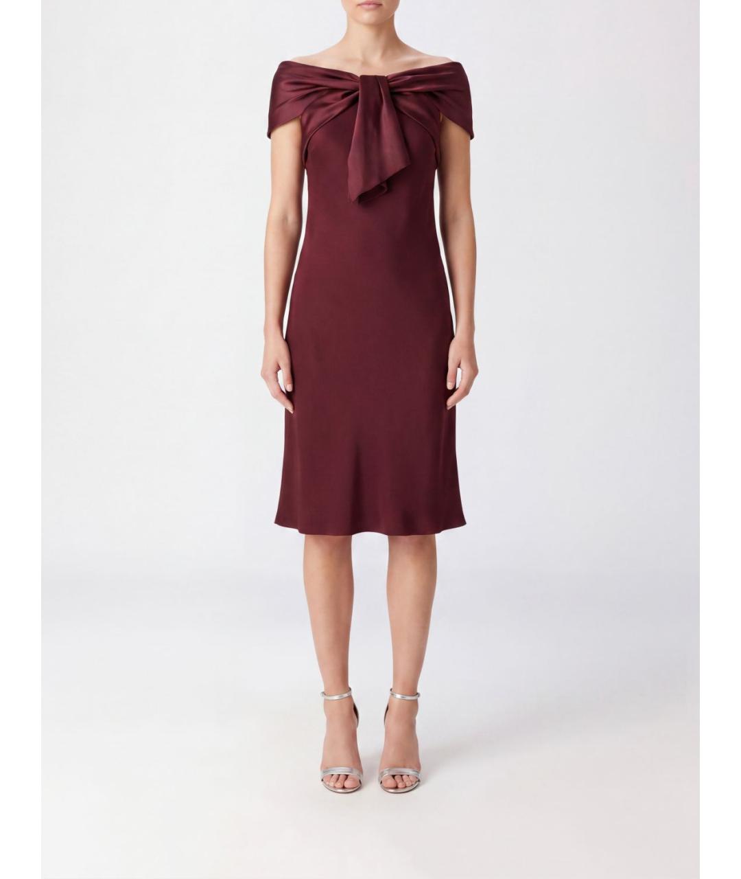 ALBERTA FERRETTI Красное коктейльное платье, фото 2