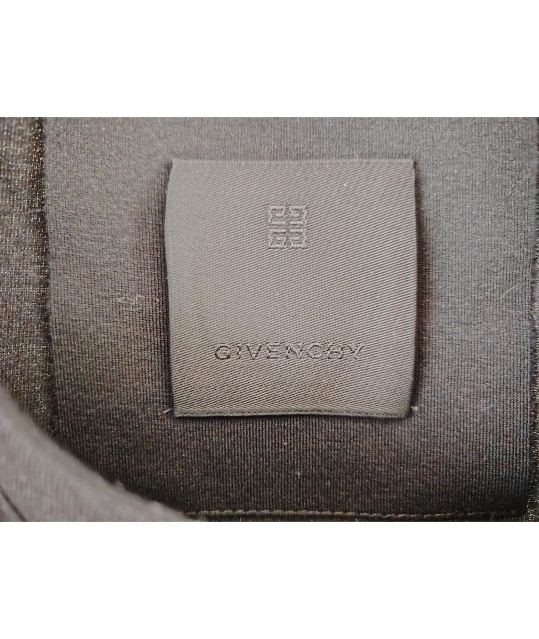 GIVENCHY Черная хлопковая футболка, фото 3