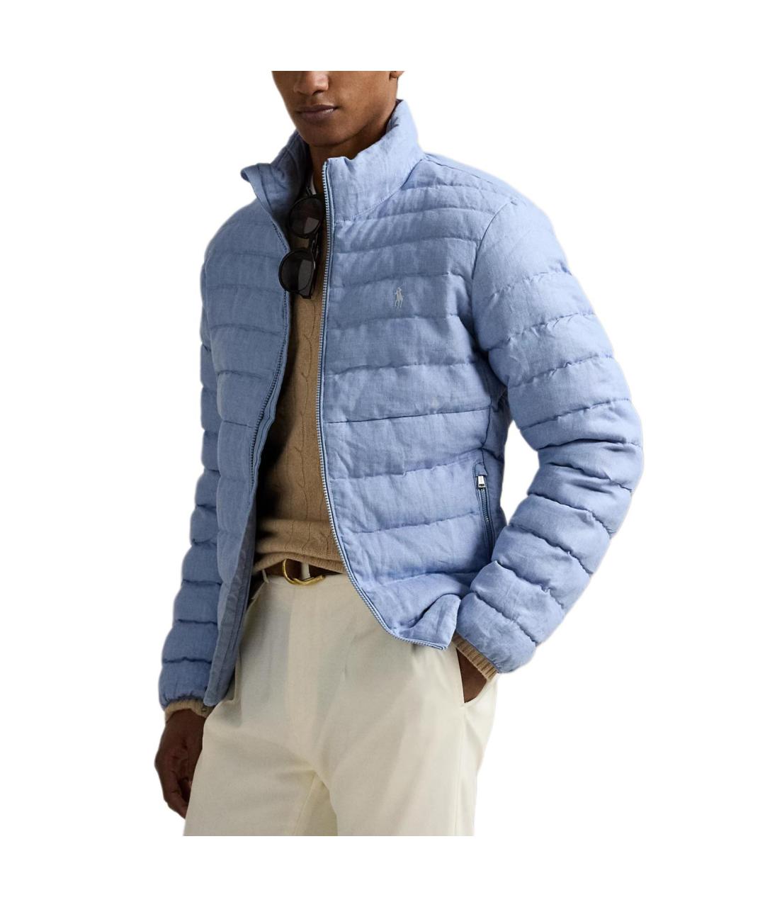 POLO RALPH LAUREN Голубой пуховик, фото 4