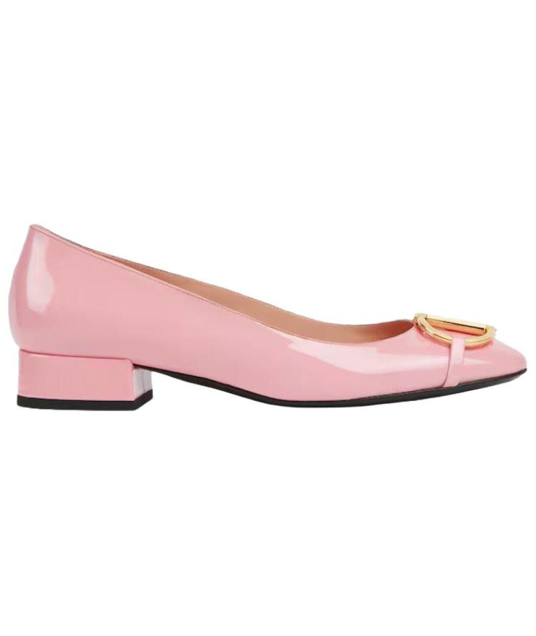 GUCCI Розовые туфли из лакированной кожи, фото 2
