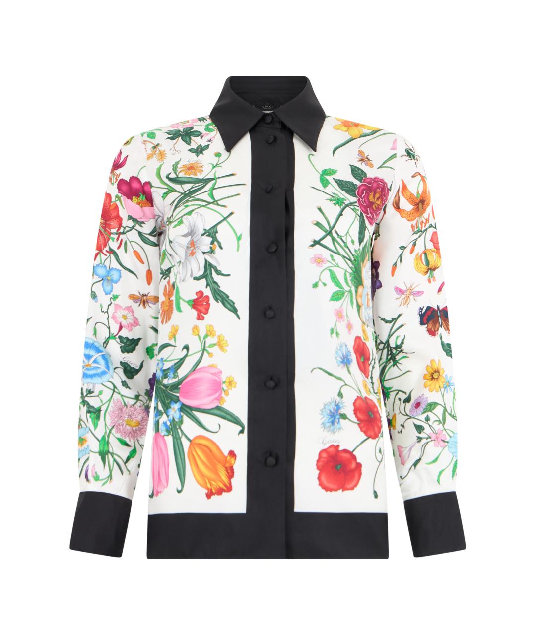 GUCCI Мульти шелковая рубашка, фото 3