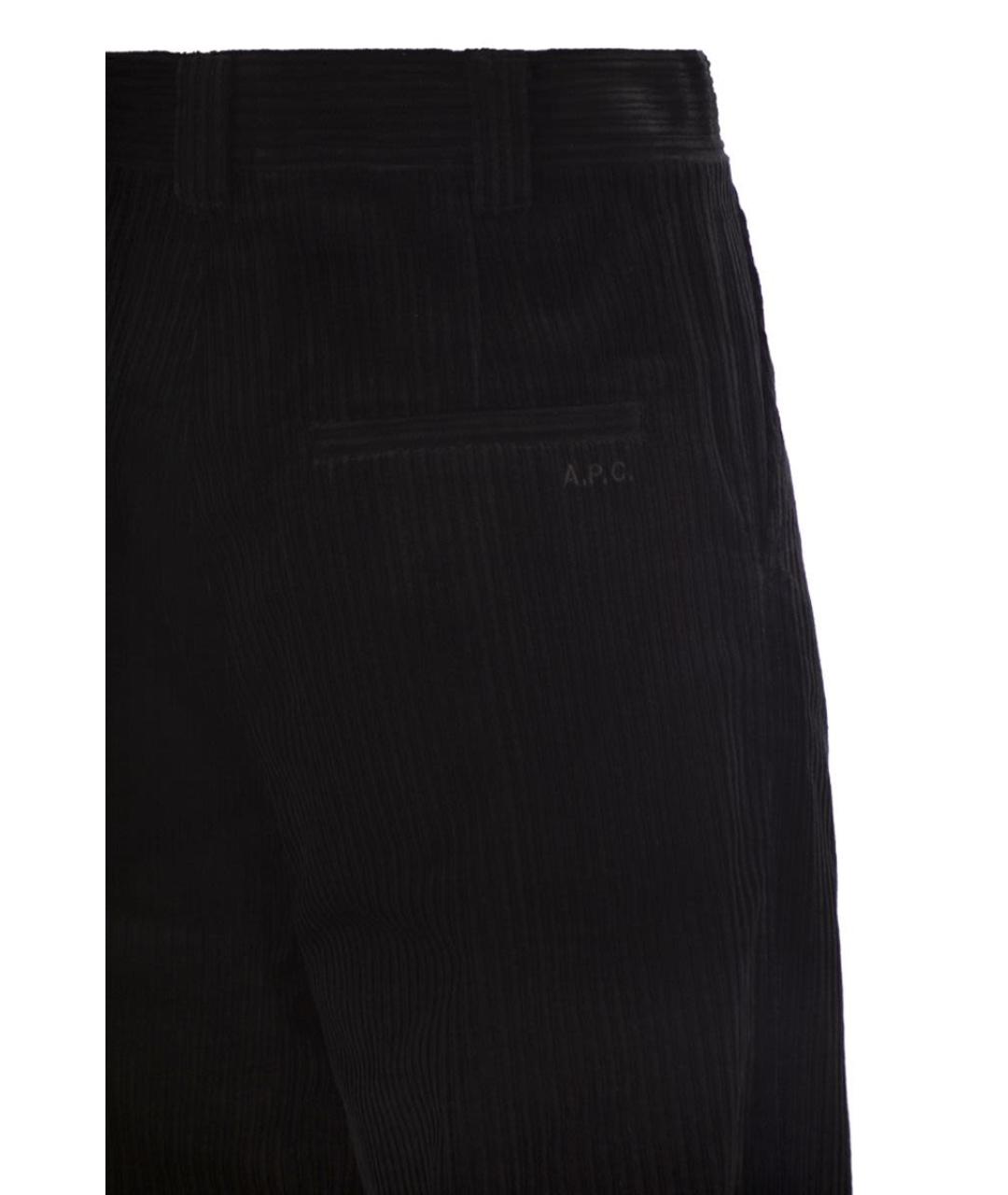 A.P.C. Черные хлопковые повседневные брюки, фото 4
