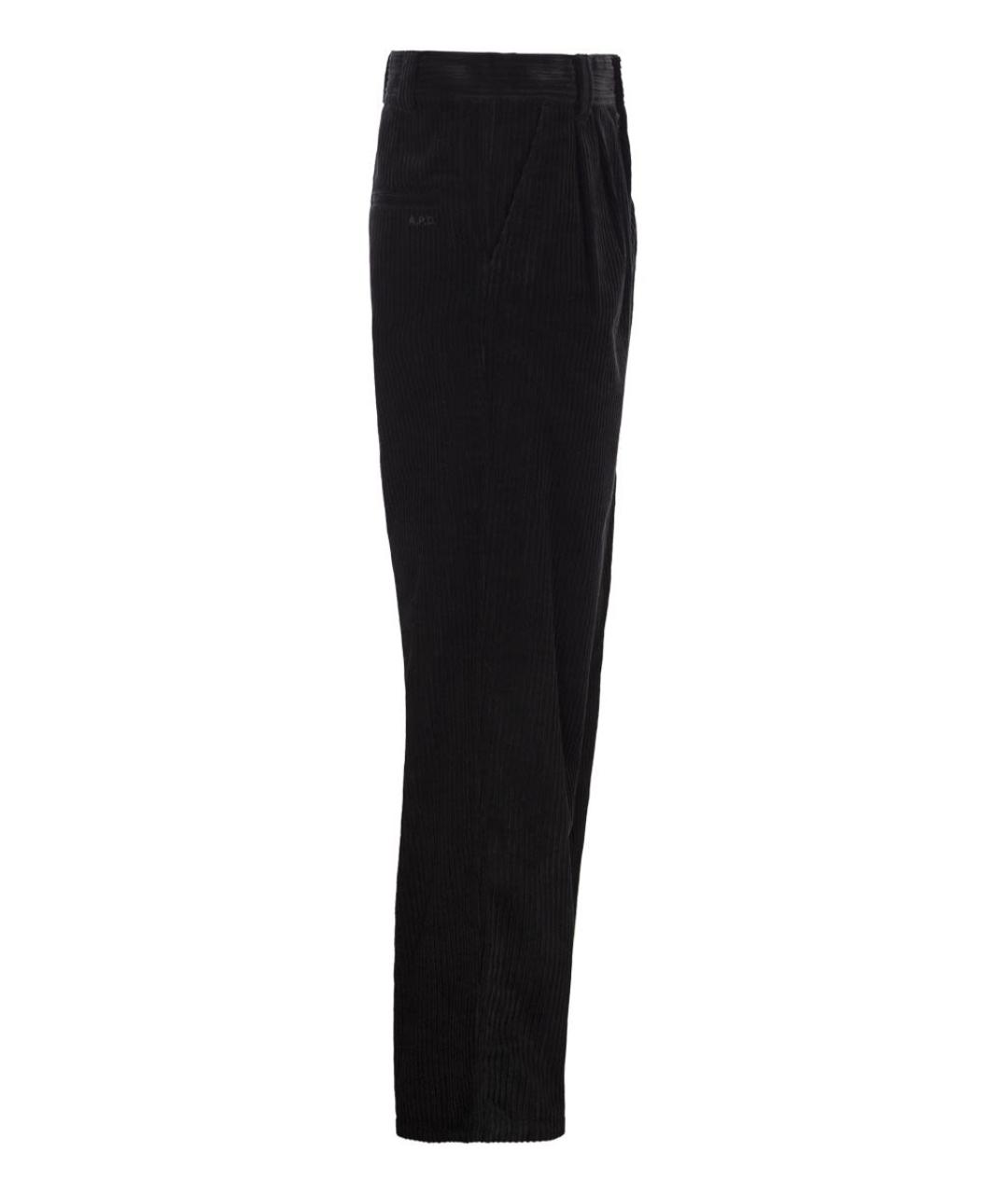 A.P.C. Черные хлопковые повседневные брюки, фото 3