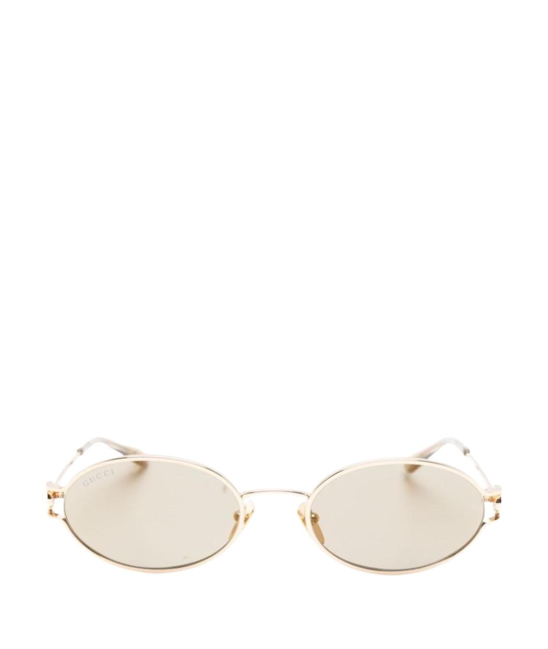GUCCI Золотые солнцезащитные очки, фото 1