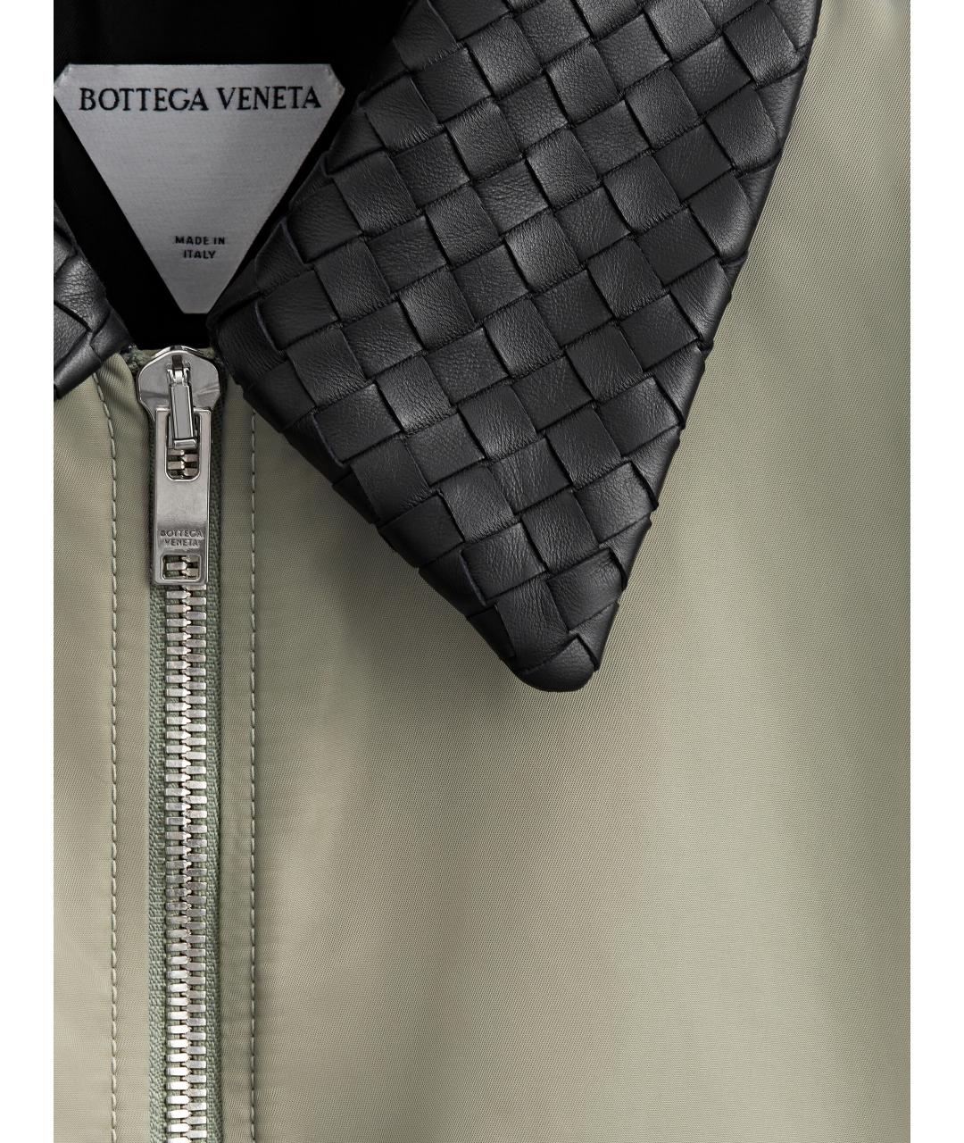 BOTTEGA VENETA Зеленая нейлоновая куртка, фото 6