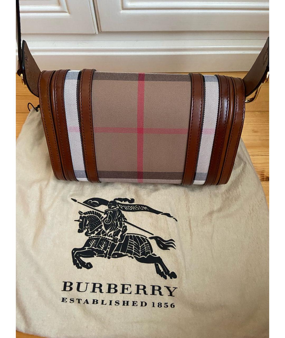 BURBERRY Кожаная сумка через плечо, фото 3