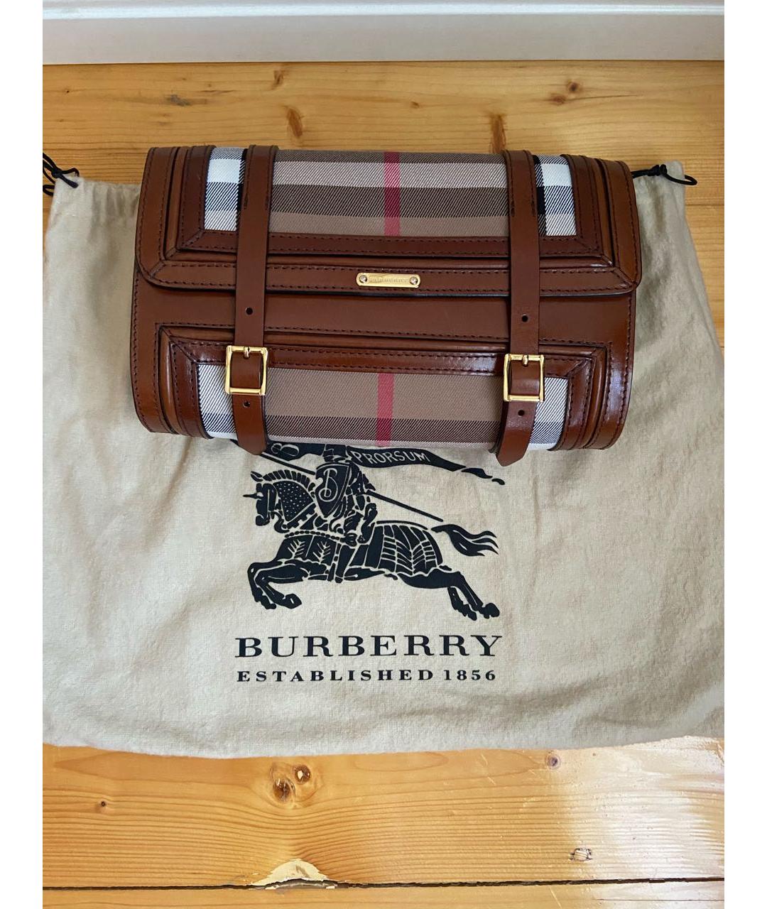 BURBERRY Кожаная сумка через плечо, фото 2