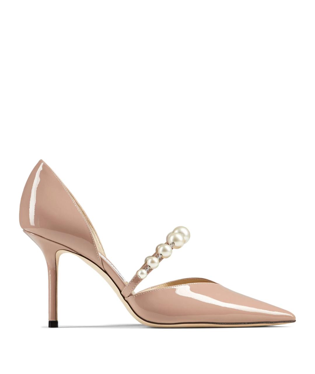 JIMMY CHOO Розовые туфли из лакированной кожи, фото 5